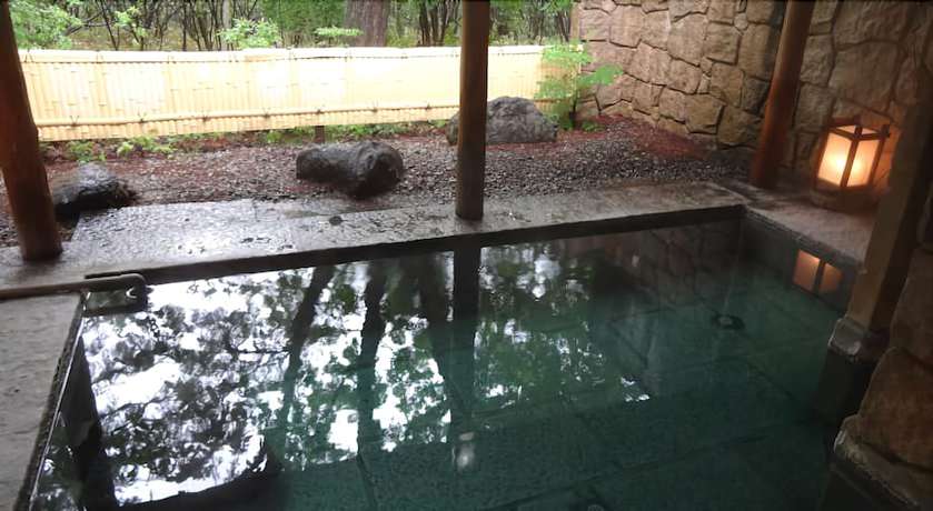 Imagen de la piscina del Hotel Kusatsu Highland. Foto 18