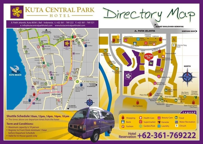 Imagen de los exteriores del Hotel Kuta Central Park. Foto 12