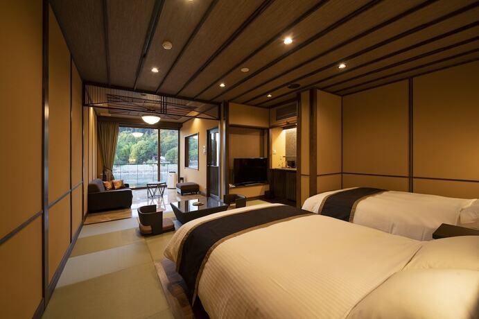 Imagen de la habitación del Hotel Kyoto Uji Hanayashiki Ukifune-en. Foto 13