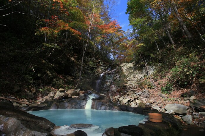 Imagen de la piscina del Hotel Kyukamura Iwate-Amiharionsen. Foto 11