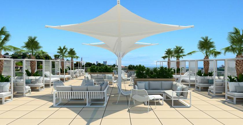 Imagen de los exteriores del Hotel L Azure. Foto 18