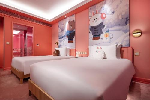 Imagen de la habitación del Hotel LINE FRIENDS presents CASA DE AMIGO. Foto 17