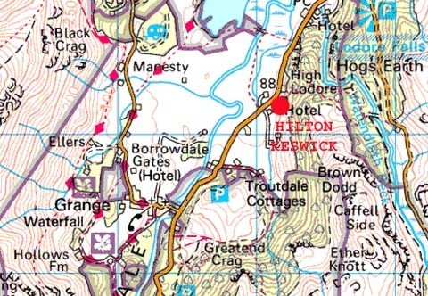 Imagen de la piscina del Hotel LODORE FALLS. Foto 2