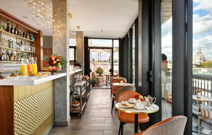Imagen del bar/restaurante del Hotel L'Orologio Roma. Foto 2