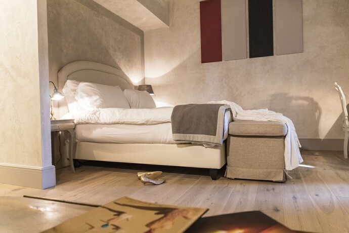Imagen de la habitación del Hotel La Barchessa di Villa Pisani. Foto 17