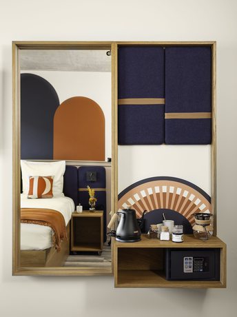 Imagen de la habitación del Hotel La Belle Ville. Foto 8