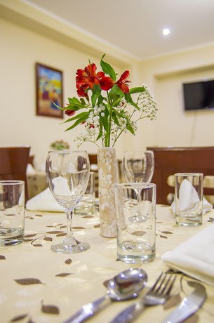 Imagen del bar/restaurante del Hotel La Colmena, Santiago. Foto 1