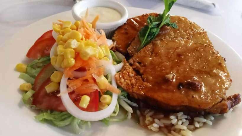 Imagen del bar/restaurante del Hotel La Colonia, San Sebasti&aacute;n. Foto 3