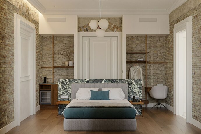 Imagen de la habitación del Hotel La Divina. Foto 20