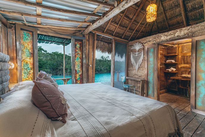 Imagen de la habitación del Hotel La Embajada Universal - The Eighth Color of Bacalar. Foto 15