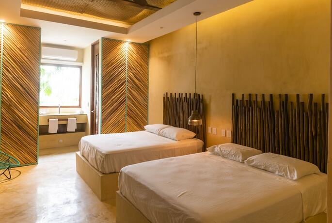 Imagen de la habitación del Hotel La Galuna Bacalar. Foto 18