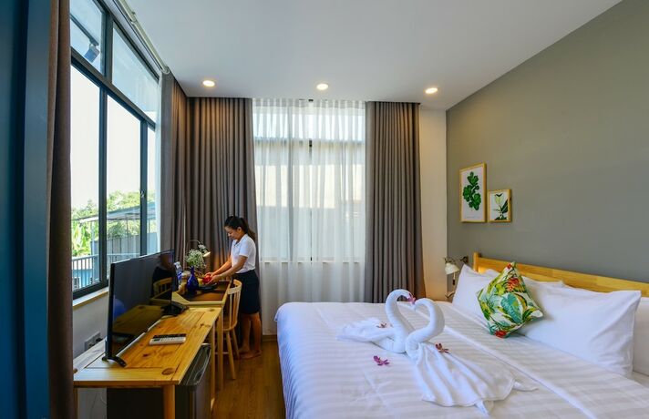 Imagen de la habitación del Hotel La Paix Hue. Foto 19