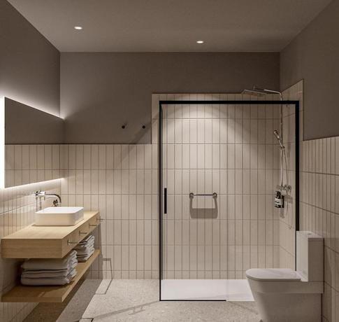Imagen de la habitación del Hotel La Palloza. Foto 12