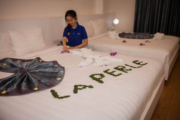 Imagen de la habitación del Hotel La Perle Hue. Foto 21