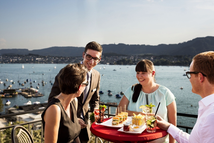 Imagen del bar/restaurante del Hotel La Réserve Eden Au Lac Zurich. Foto 2