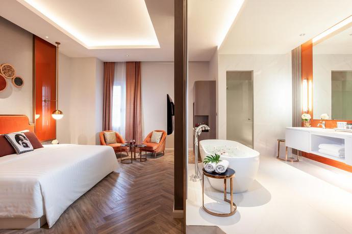 Imagen de la habitación del Hotel La Seine. Foto 8