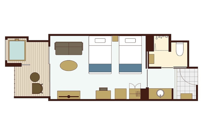 Imagen de la habitación del Hotel La Vista Atami Terrace. Foto 5