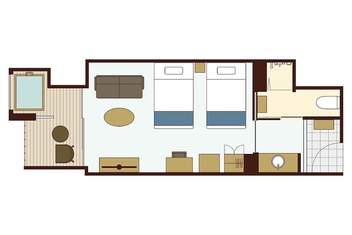 Imagen de la habitación del Hotel La Vista Atami Terrace. Foto 6