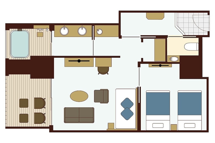 Imagen de la habitación del Hotel La Vista Atami Terrace. Foto 9