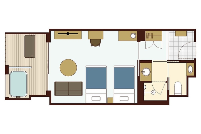 Imagen de la habitación del Hotel La Vista Atami Terrace. Foto 13