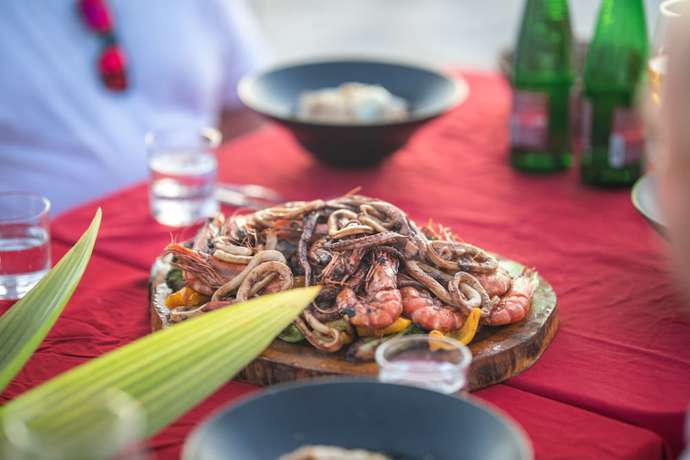 Imagen del bar/restaurante del Hotel Lagoon Villa Thoddoo. Foto 10