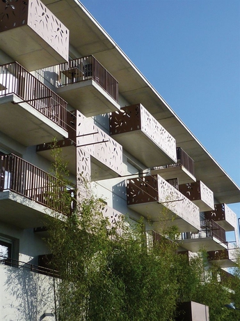 Imagen de los exteriores del Hotel Lagrange Apart'hotel Montpellier Millénaire. Foto 12