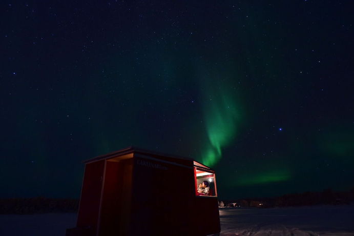 Imagen de los exteriores del Hotel Lake Inari Mobile Cabins. Foto 7
