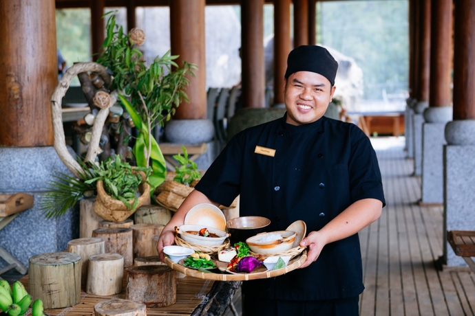 Imagen del bar/restaurante del Hotel L'alya Ninh Van Bay. Foto 10