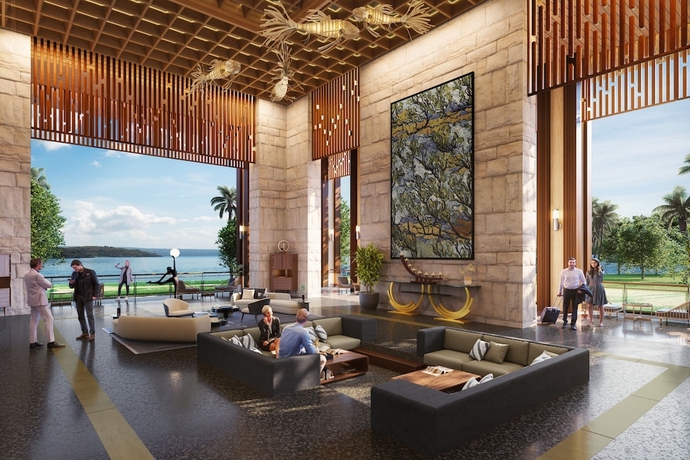 Imagen del bar/restaurante del Hotel Lampung Marriott Resort and Spa. Foto 4
