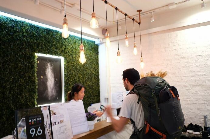 Imagen general del Hotel Lamurr Sukhumvit 41 - Hostel. Foto 1