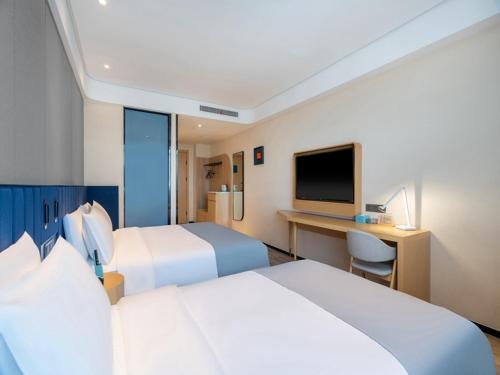 Imagen general del Hotel LanOu Zibo Yiyuan Zhenxing Road. Foto 2