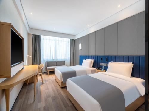 Imagen general del Hotel LanOu Zibo Yiyuan Zhenxing Road. Foto 11