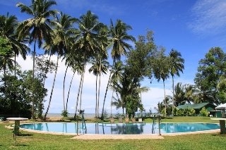 Imagen de la piscina del Hotel Langkah Syabas Beach Resort. Foto 12