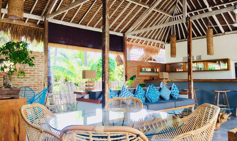 Imagen del bar/restaurante del Hotel L'archipel, Gili Air Island. Foto 5