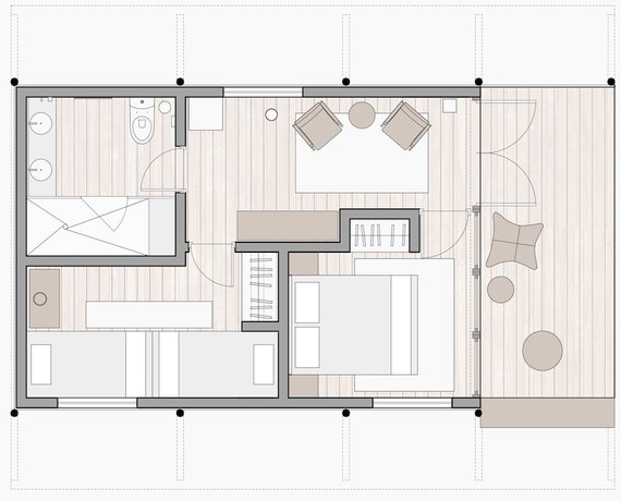 Imagen de la habitación del Hotel Las Qolqas Eco Resort. Foto 4