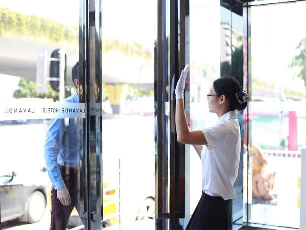 Imagen de los interiores del Hotel Lavande Gz Huangpu Avenue Branch. Foto 18
