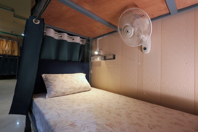 Imagen de la habitación del Hotel Laxmi Dormitory | 2 mins walk from Prem Mandir. Foto 5