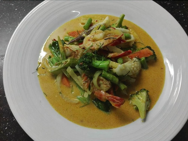 Imagen del bar/restaurante del Hotel Lazy Days Bungalows. Foto 12