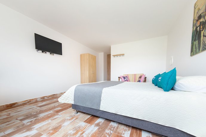 Imagen de la habitación del Hotel Le Biciclette. Foto 8