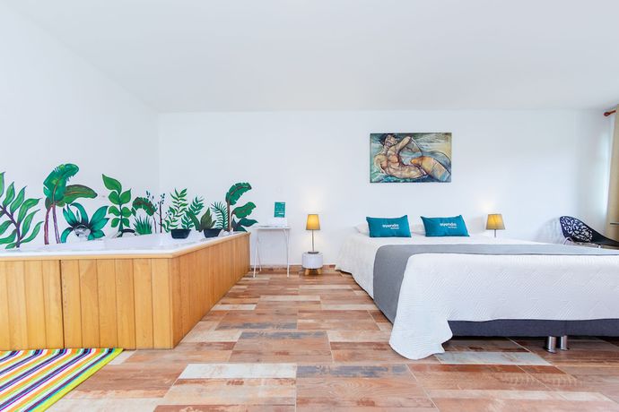 Imagen de la habitación del Hotel Le Biciclette. Foto 17