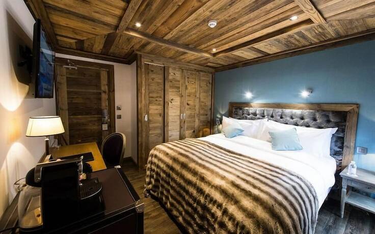 Imagen de la habitación del Hotel Le Chalet Blanc, Megeve. Foto 13