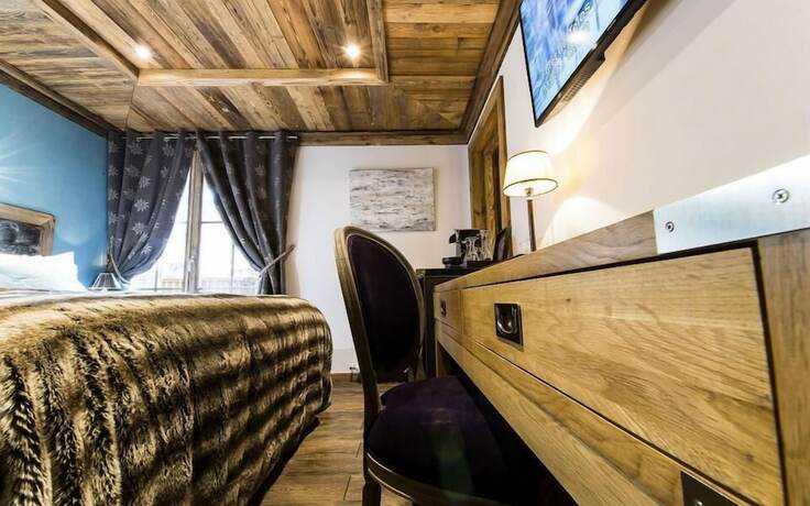 Imagen de la habitación del Hotel Le Chalet Blanc, Megeve. Foto 16