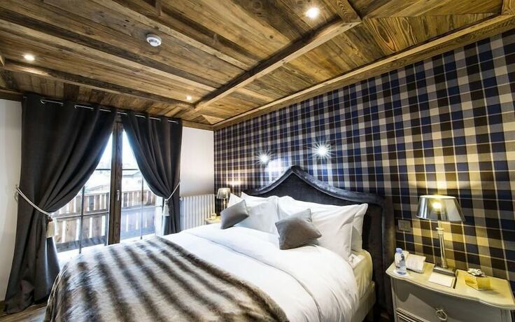 Imagen de la habitación del Hotel Le Chalet Blanc, Megeve. Foto 17