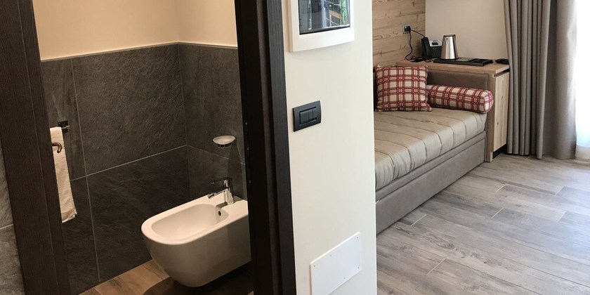 Imagen de la habitación del Hotel Le Cime. Foto 13