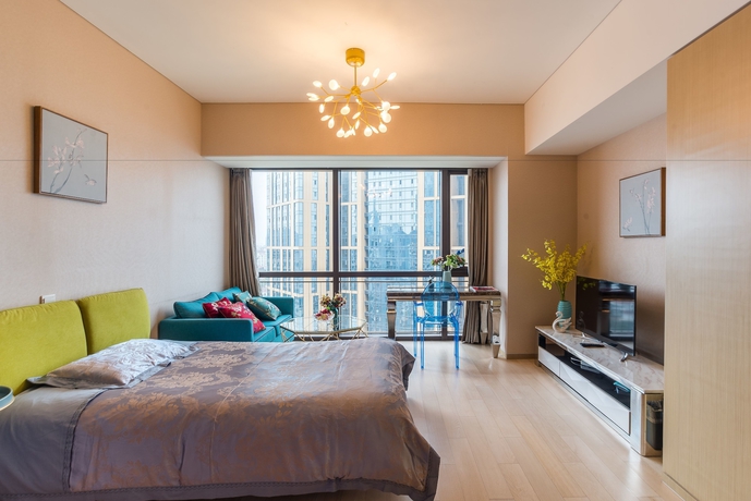Imagen de la habitación del Hotel Le Jia Xuan Yuexi Apt Hk Central Rd Mixc. Foto 18