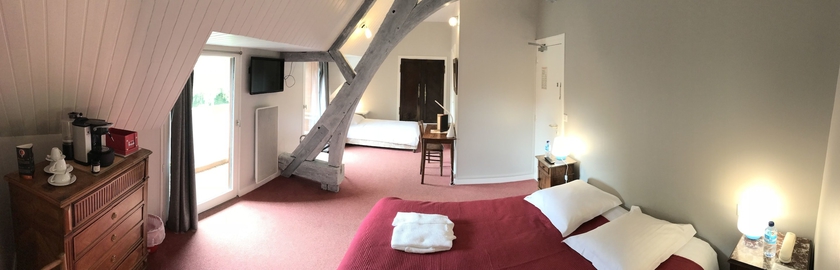 Imagen de la habitación del Hotel Le Manoir Des Portes. Foto 7