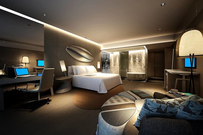Imagen de la habitación del Hotel Le Meridien Qingdao West Coast Resort. Foto 17