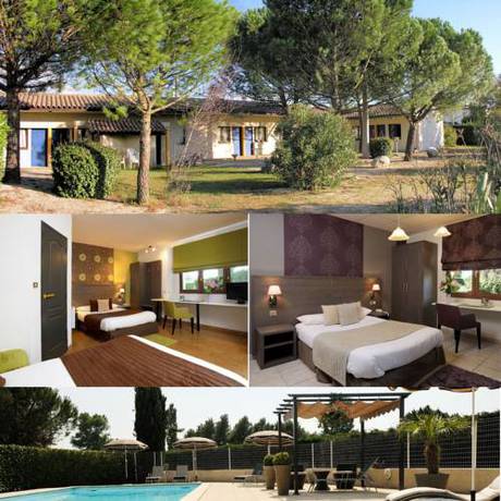 Imagen de la habitación del Hotel Le Mistral, Chateauneuf-du-Rhone. Foto 14