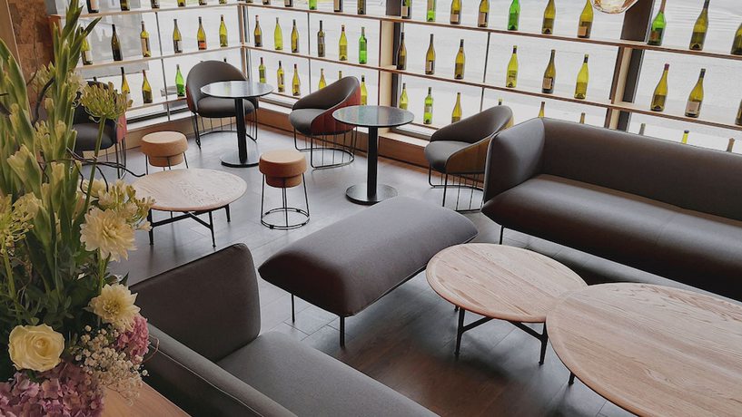 Imagen del bar/restaurante del Hotel Le Panoramic Hôtel. Foto 2