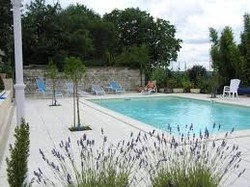 Imagen de la piscina del Hotel Le Pigeonnier Du Perron. Foto 5